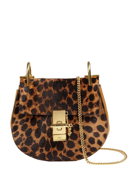 chloe leopard bag
